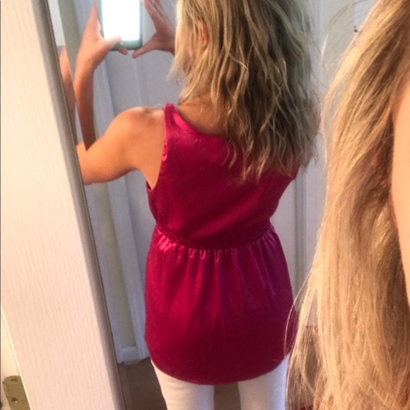 Matty M Pink + Black Sleeveless Blouse - Size XS Perfect for Christmas Holidays! - Picture 7 of 8